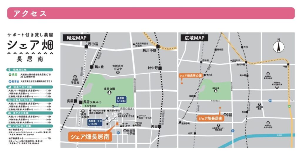 大阪府大阪市住吉区長居東1丁目22−32南側の畑