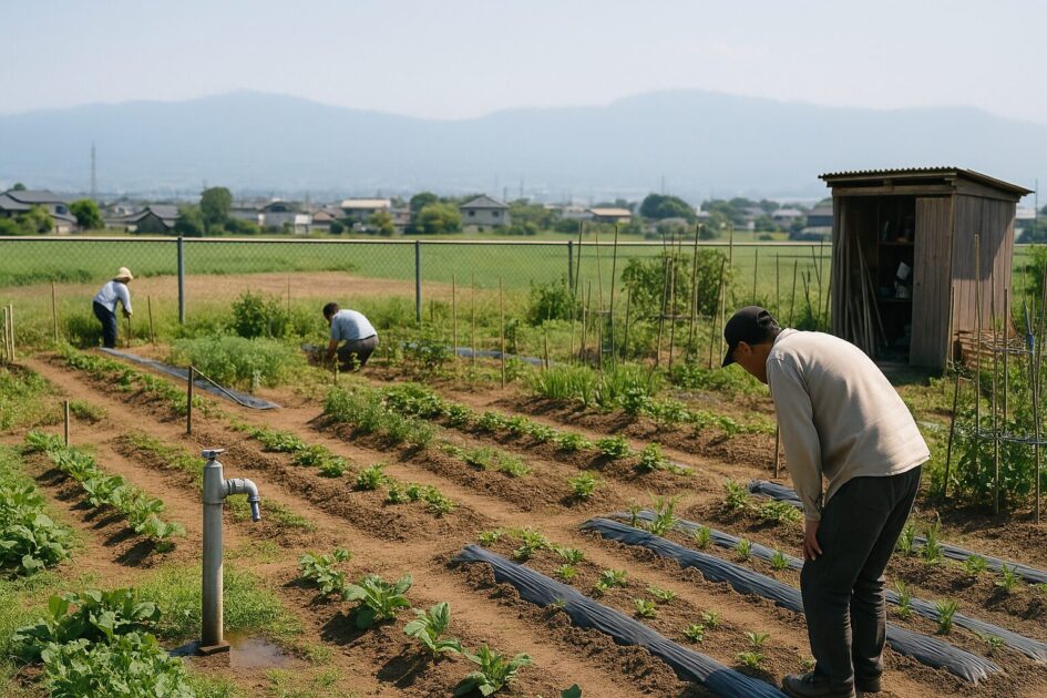 愛知のシェア畑(空き区画の確認)