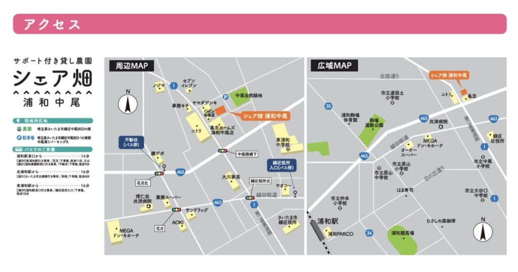 埼玉県さいたま市緑区中尾802の南の畑