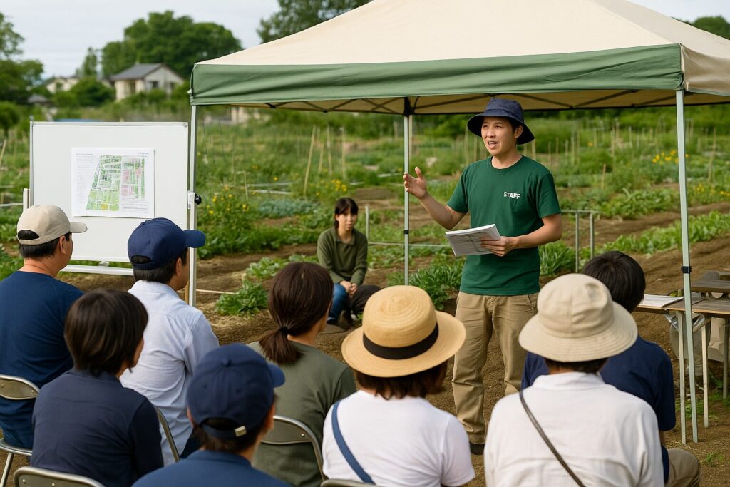 シェア畑の説明会の申込み(公式)