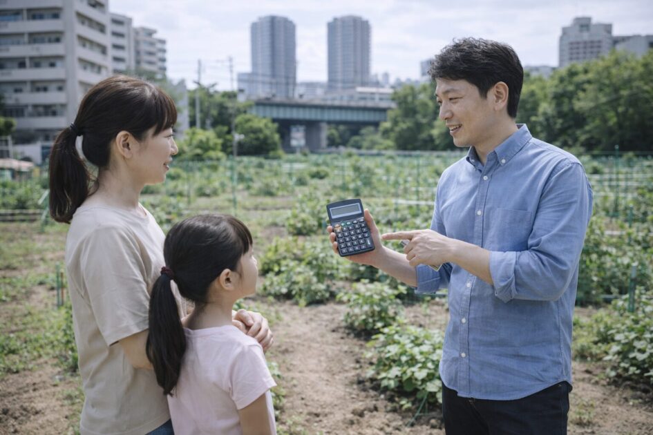 シェア畑 東京の料金の目安