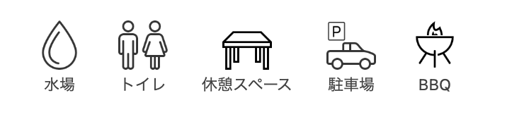 シェア畑 等々力緑地の区画全景(給水場方向)