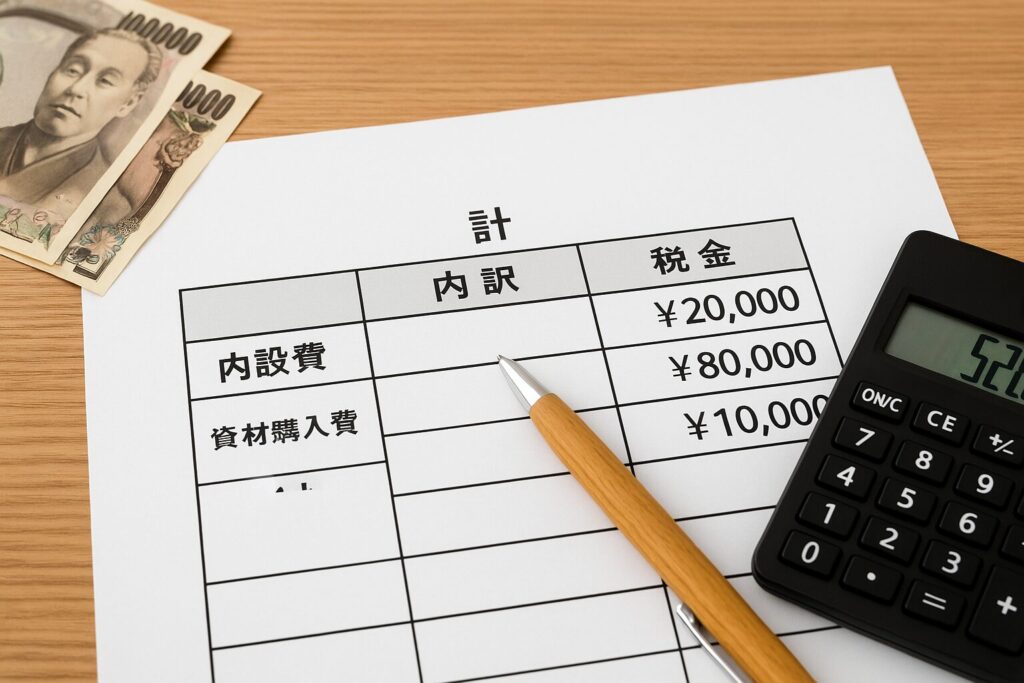 料金の見える化|シェア畑 料金の内訳と試算テンプレ