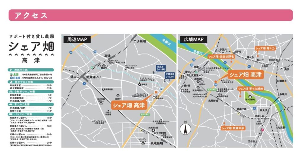 神奈川県川崎市高津区坂戸2丁目21 南側の畑