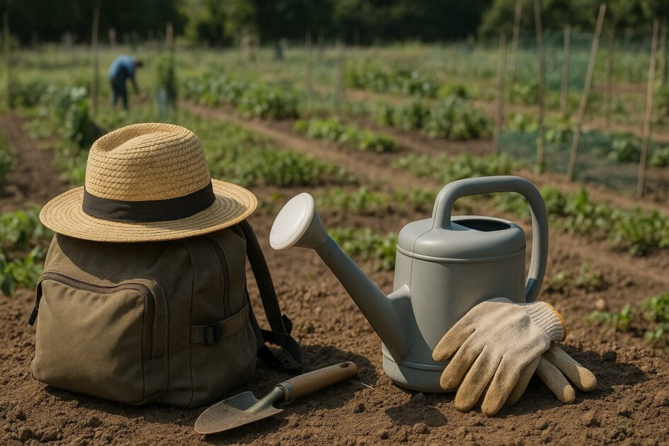 市民農園とシェア畑であると便利なアイテム