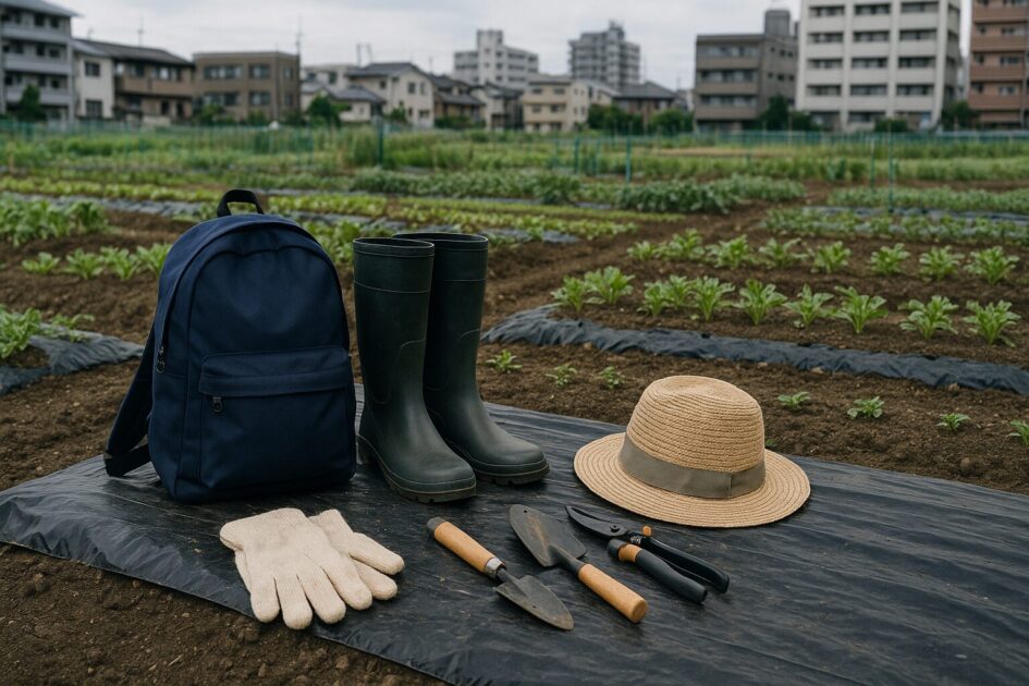 川崎のシェア畑でのおすすめ持ち物7選
