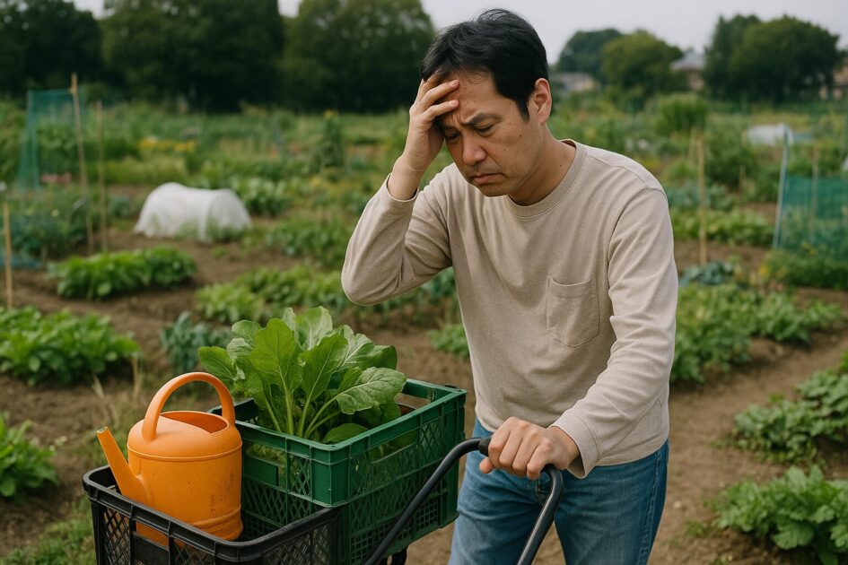 貸し農園でよくある破綻パターンと対処（距離・買い過ぎ・やり過ぎ）
