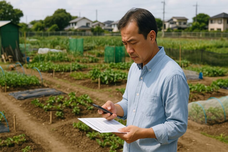 近くのシェア畑｜当日の10分チェック（その場で可否を出す）