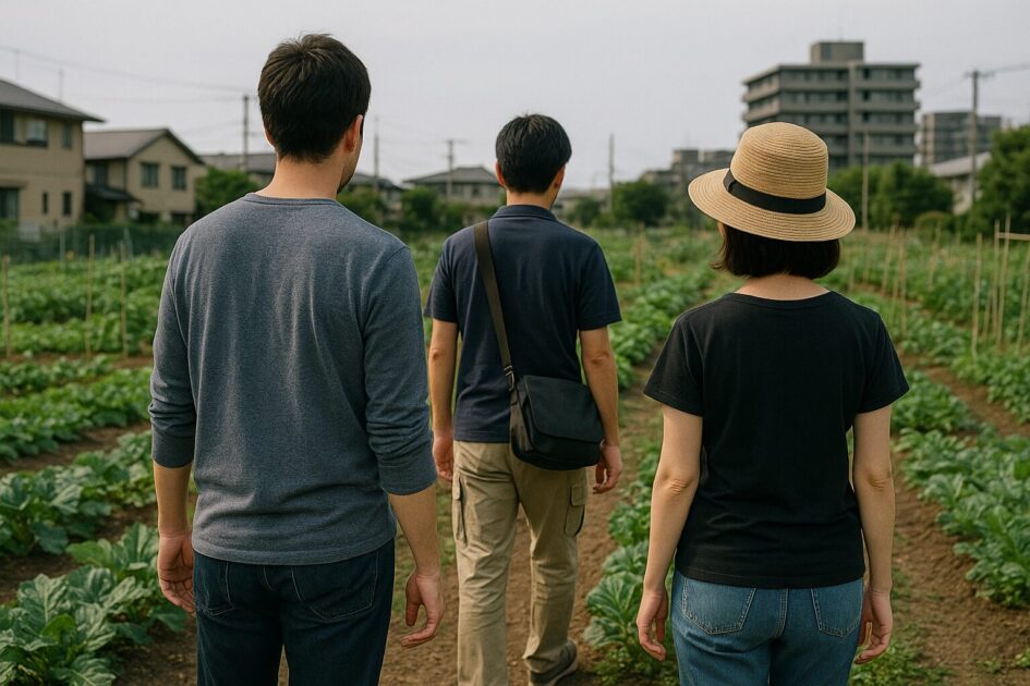 貸し農園京都市・乙訓(長岡京・向日)|今日やることは「3候補の並走見学」