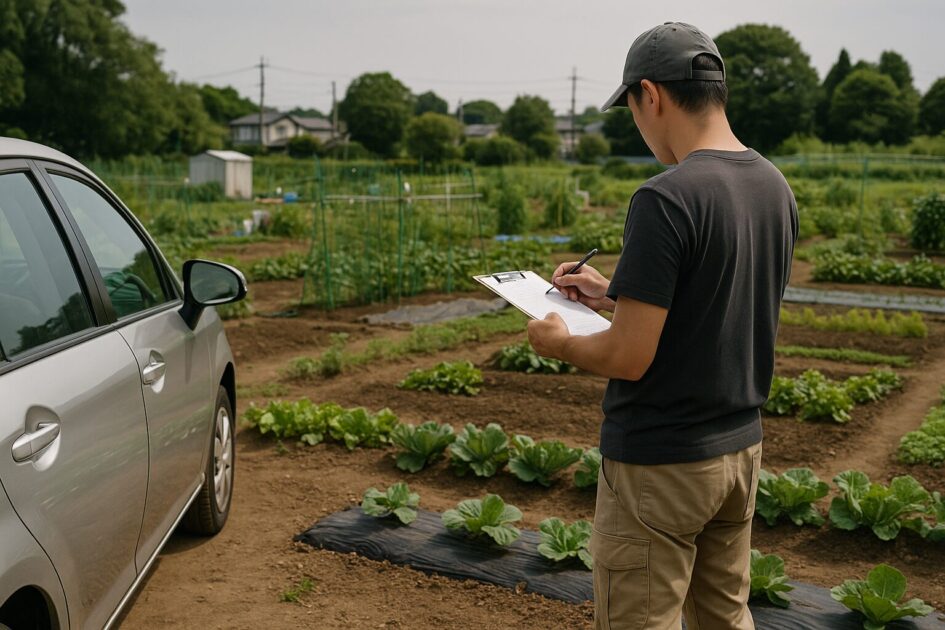 見学当日のチェックリスト（車併用×シェア畑埼玉西部）