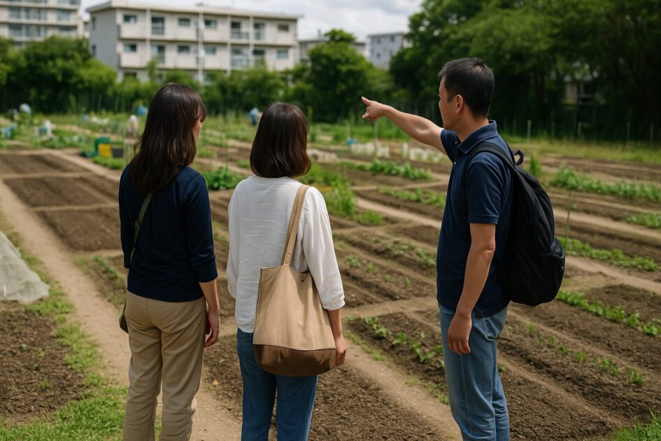 シェア畑福岡都市圏｜三候補を同日見学で即断