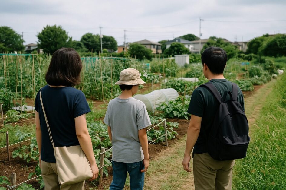 シェア畑東京西部|三つを同日見学で決め切る