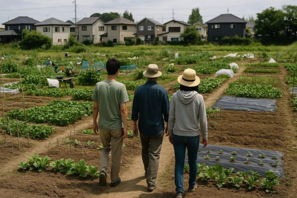 シェア畑埼玉西部|三つを同日見学で決め切る