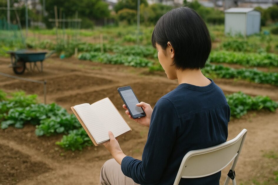 貸し農園連絡テンプレ（メール／電話）と見学〜申込の流れ
