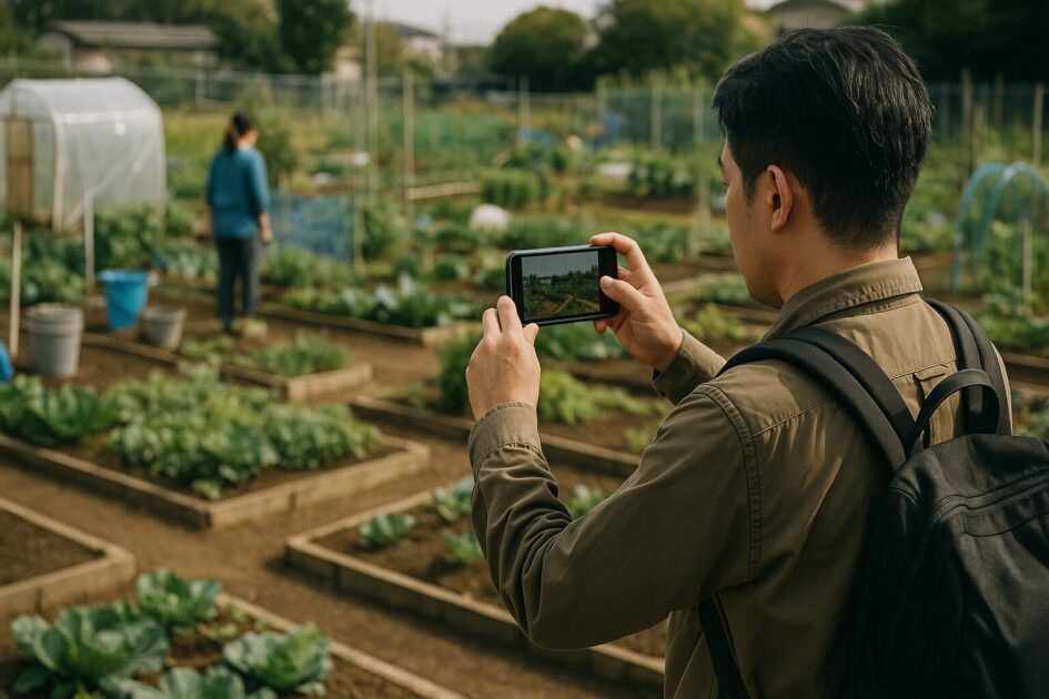 貸し農園10分チェックの全体像（固定順路と撮影の型）