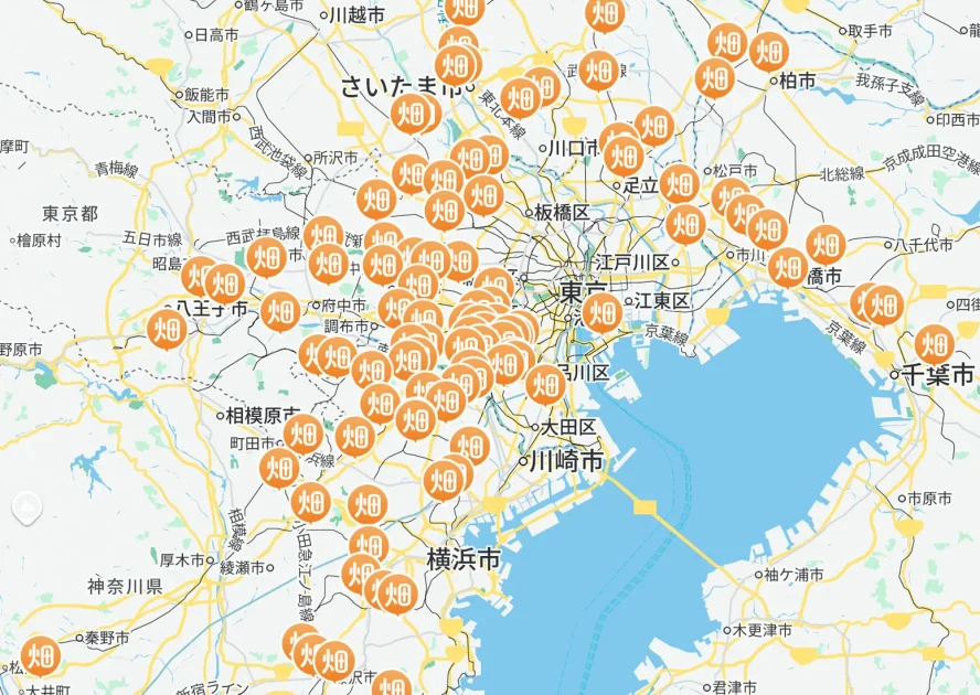 貸し農園・シェア畑 全国約127ヶ所に続々開園!