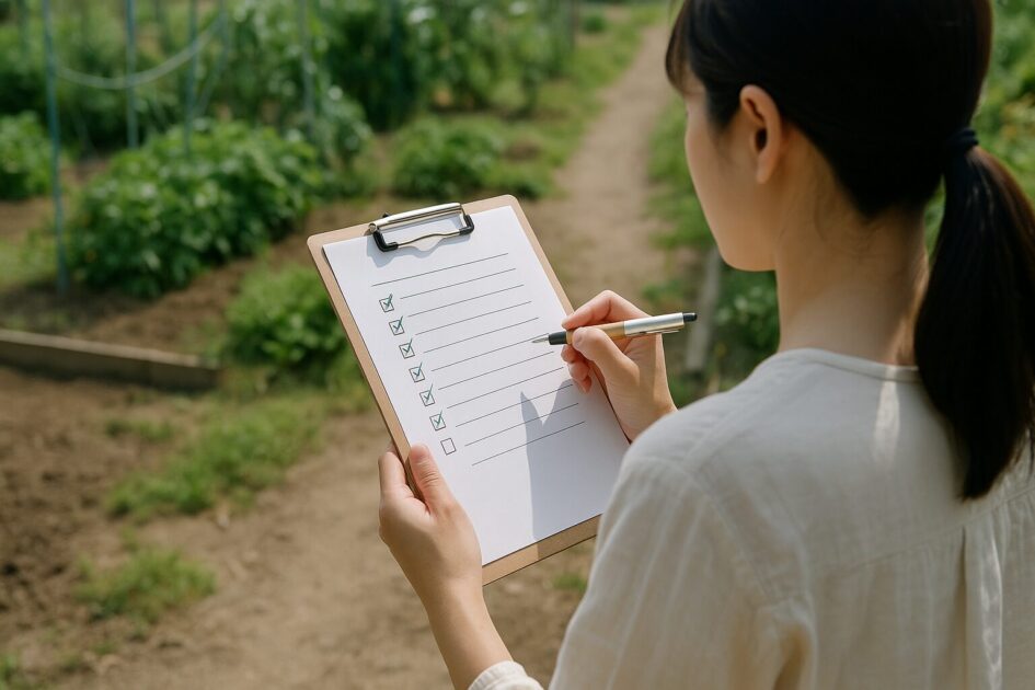 貸し農園見学を成功させる準備チェックリスト