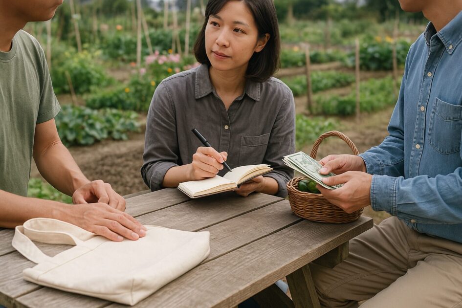 貸し農園共同利用お金の分け方｜区画代・交通費・資材費・収穫をどうシェアするか