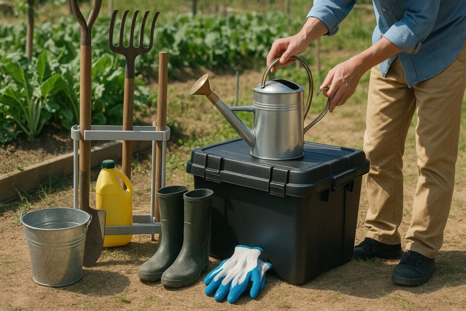 家庭菜園の道具の保管方法を暮らしに合わせて決める