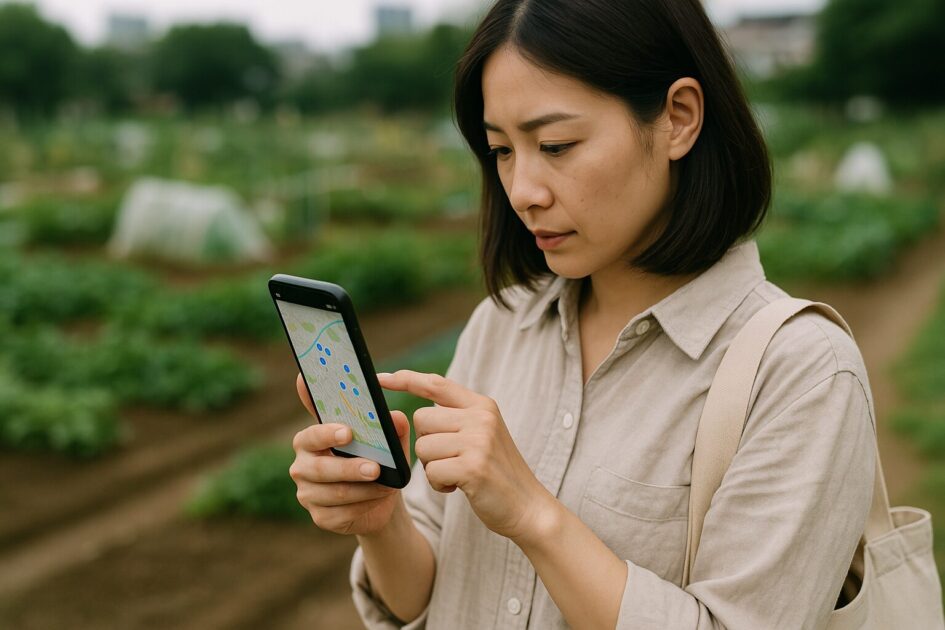 シェア畑の探し方地図検索の使いこなし｜自宅・職場・実家からの距離を比べる