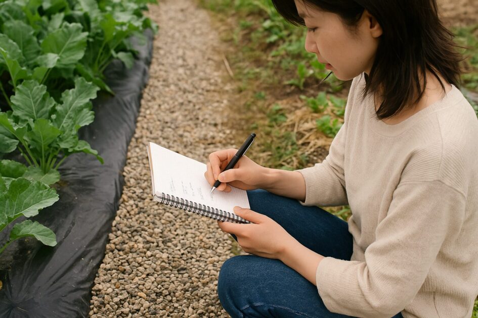 貸し農園初心者｜シーズンを通した「記録ノート」の活かし方