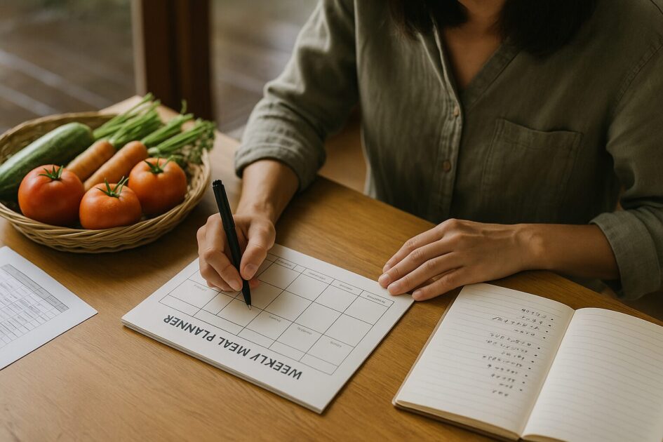 1週間の献立メニューを組む基本の考え方
