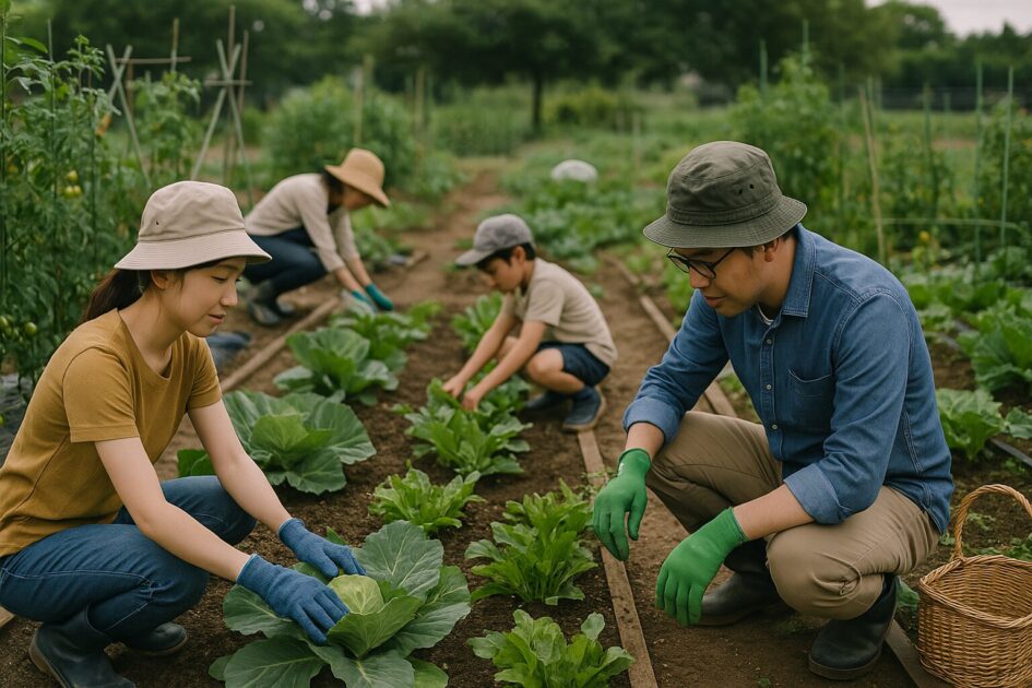 貸し農園10㎡・20㎡で考える「成功パターン」例｜家族構成別モデル