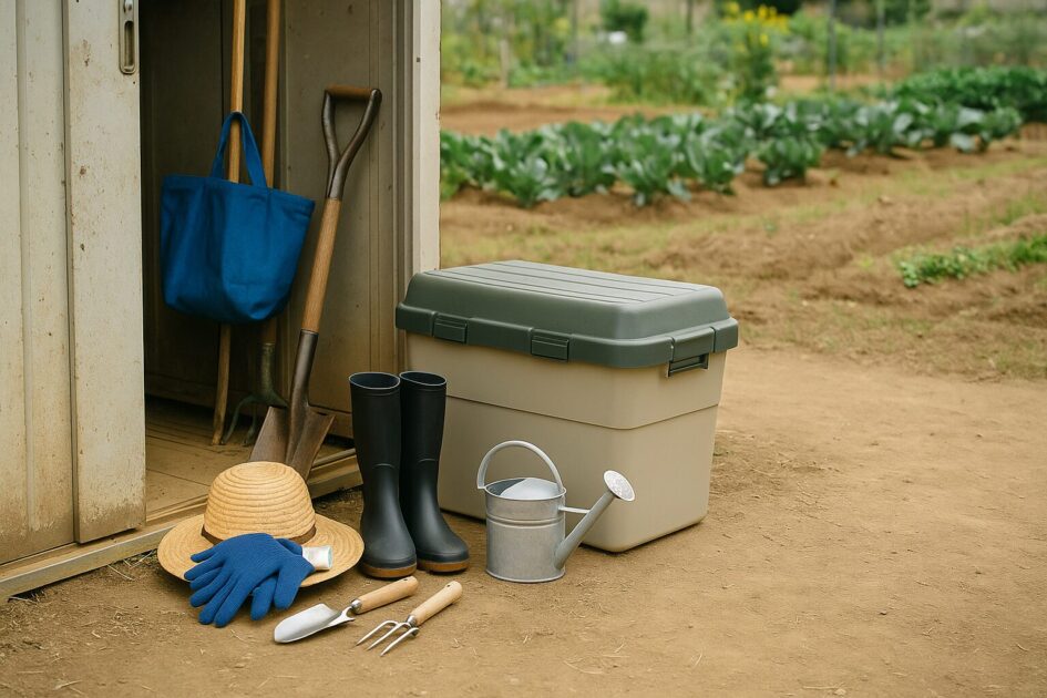 貸し農園に置いてよい物・持ち帰るべき物のルール