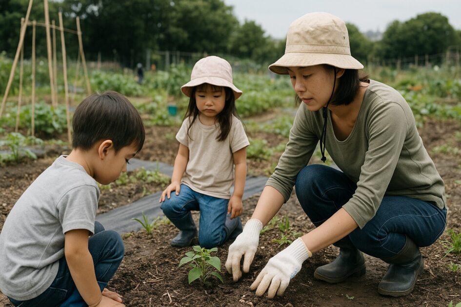子どもの年齢別に見た「手伝いやすい畑仕事」とNGライン