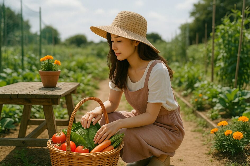 貸し農園おしゃれフォト映えテンプレ｜光・構図・小物でやさしく盛る