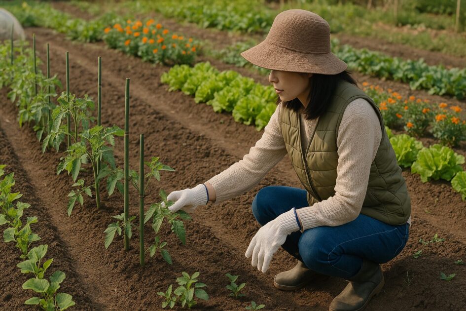 春夏シーズンの10㎡作付けモデルプラン（例）