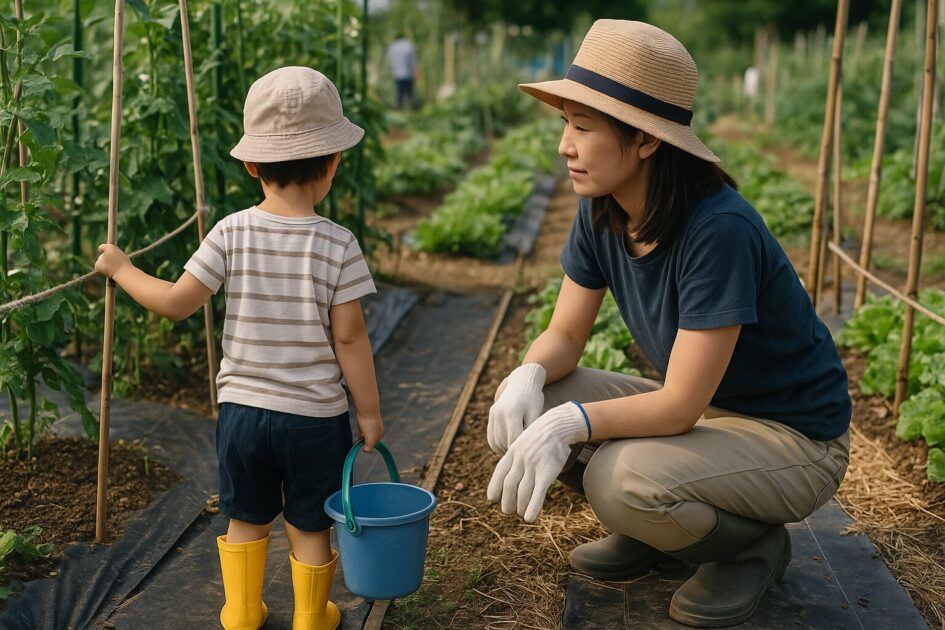 貸し農園子どもと一緒の運用ルール｜安全動線と役割づくり