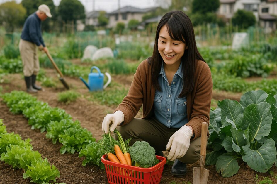 貸し農園のコスパ価値の内訳：収穫・食育・健康・余暇の合算