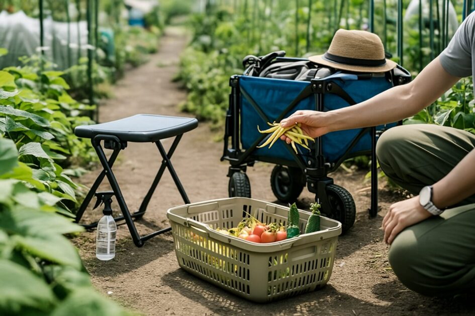 貸し農園「収穫だけの日」を支える時短アイテムと仕組み