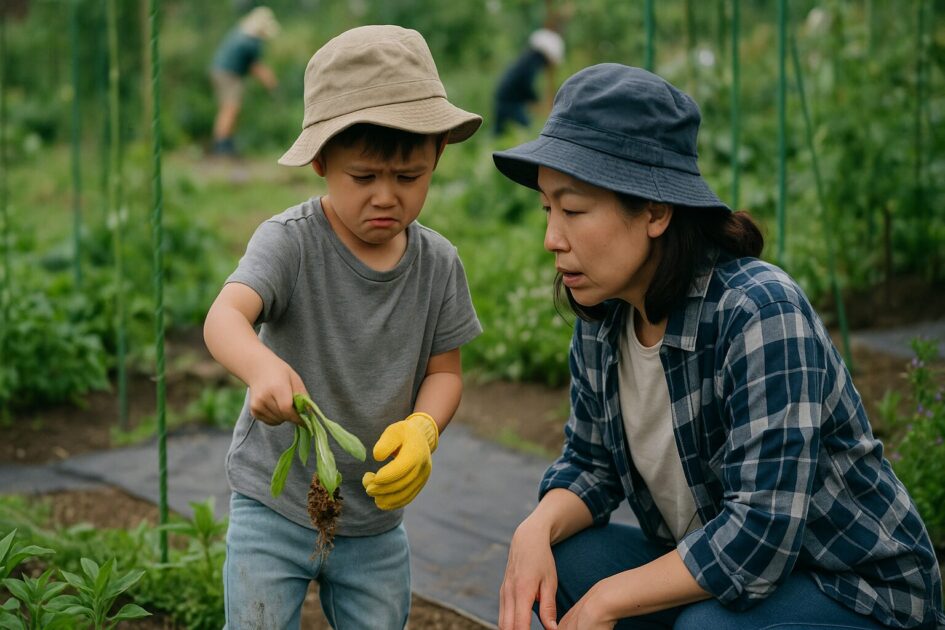 子どもが畑の手伝いでよくある失敗パターンとリカバリー例