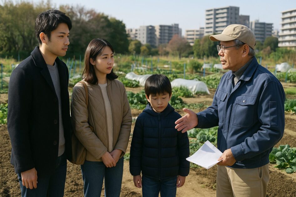 貸し農園秋冬スタートの型：見学→比較→契約→初動
