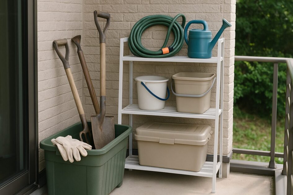 家庭菜園の道具の保管・収納アイデア（ベランダ・貸し農園）