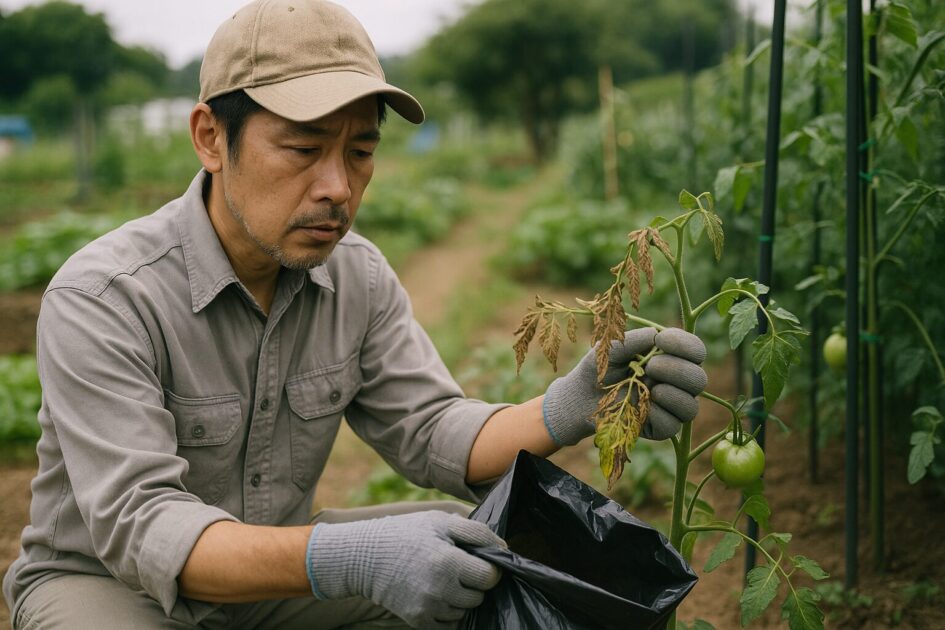 貸し農園病害・虫害の立ち上がりを抑える｜「除去・隔離・衛生」で広げない