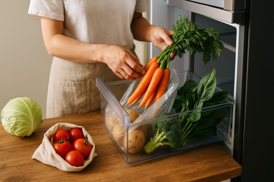 貸し農園の収穫保存方法｜冷蔵・常温・冷凍の使い分けと日持ちの目安