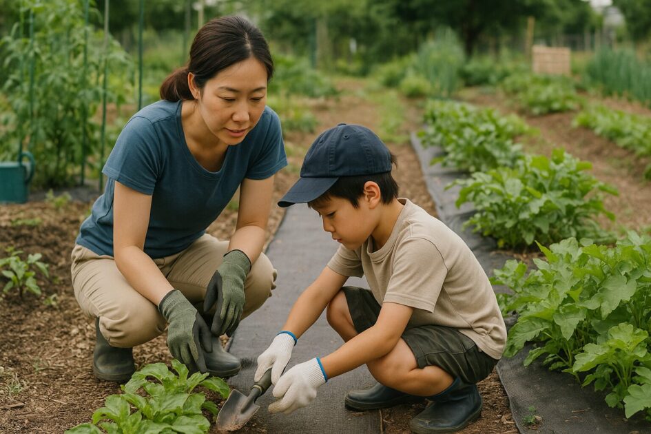 子どもの手伝いが増える畑は「仕組み」で作る