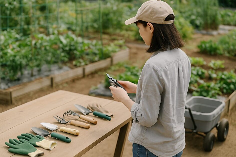 家庭菜園初心者は「自分のスタイル」に合う道具を少しずつ