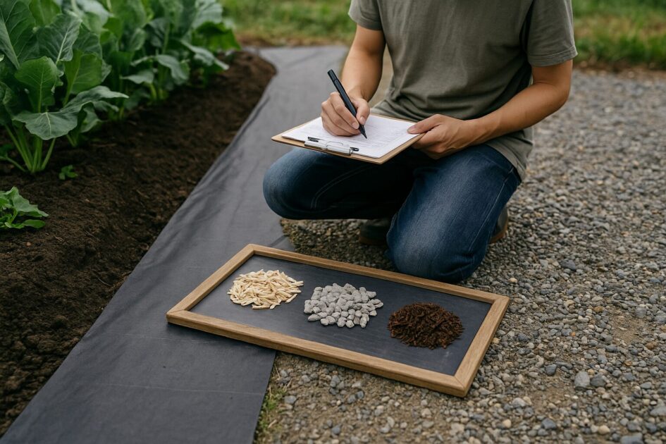 貸し農園防草コストと効果｜材料別の概算と年間の時短目安
