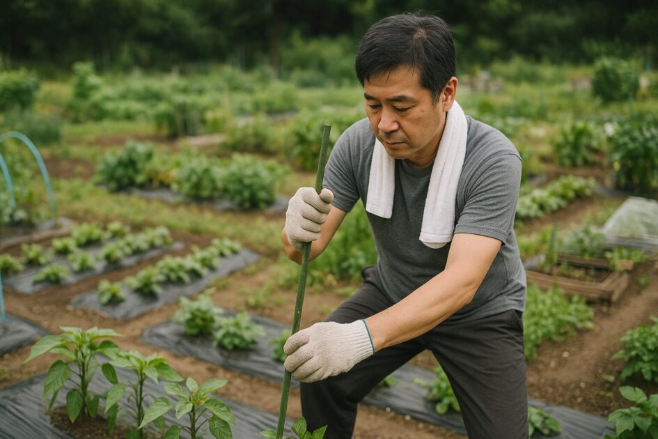 貸し農園健康効果｜メタボが気になる人向け「ゆる筋トレ＋有酸素運動」