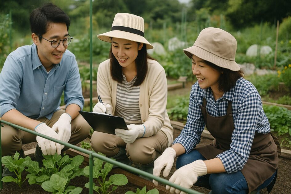 企業が福利厚生で貸し農園をする運用モデル
