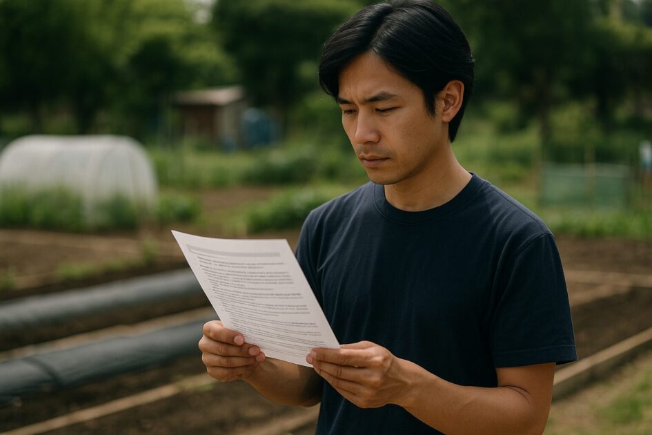 貸し農園安全まず確認：園の細則に沿った基本ルール