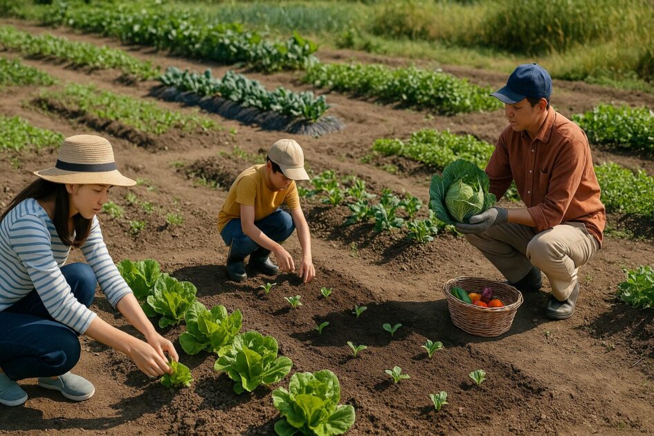 貸し農園｜家族構成・ライフスタイル別の作付けモデル
