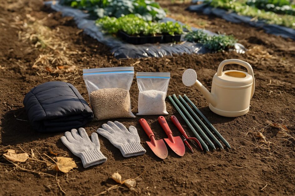 貸し農園秋冬資材と道具：秋冬の最小構成（買い足し順序つき）