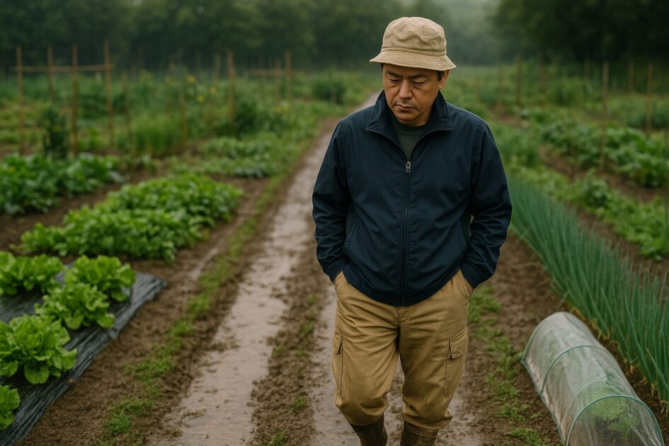 貸し農園雨上がり48時間のタイムライン：やること／やらないこと
