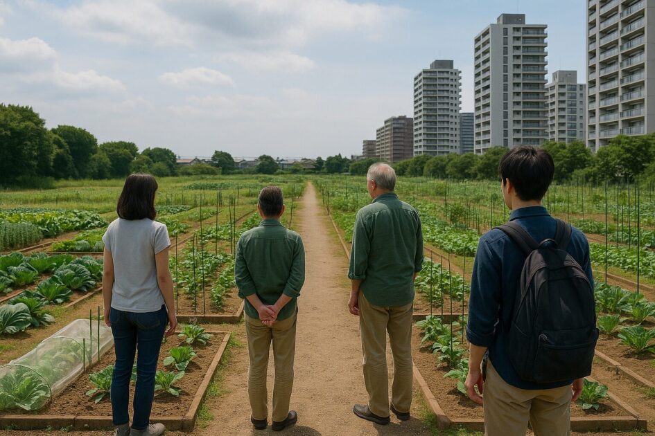 貸し農園郊外と都市部｜見学日の回し方（同日3園テンプレ）