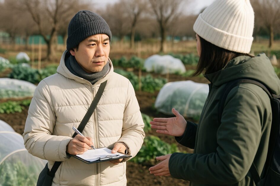 貸し農園見学当日の10分チェックと契約の注意（冬ならでは）